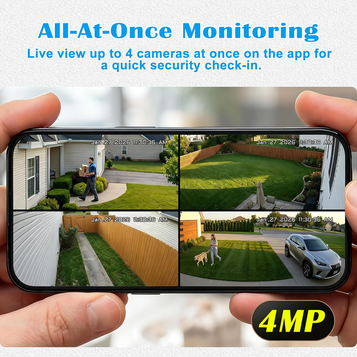 4G Solar Security Camera System with Base Station L84062