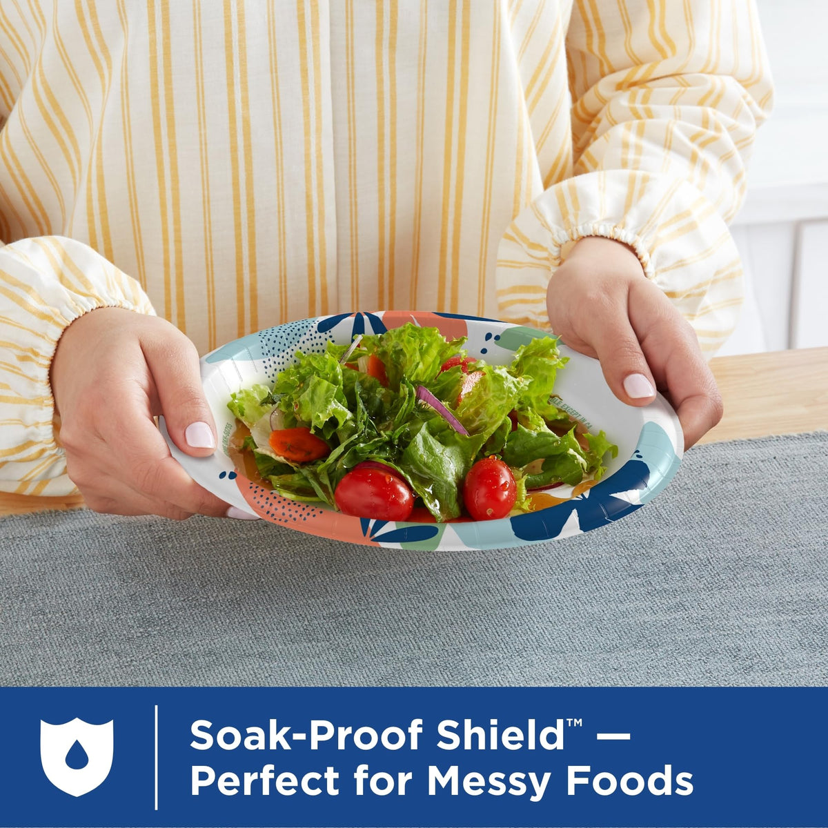 8.5 Inch 90 Count Disposable Paper Plates R341200