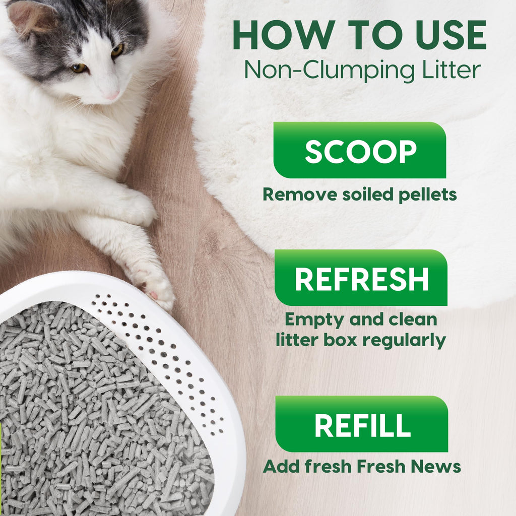 Non-Clumping Paper Cat Litter 25 Pound C248