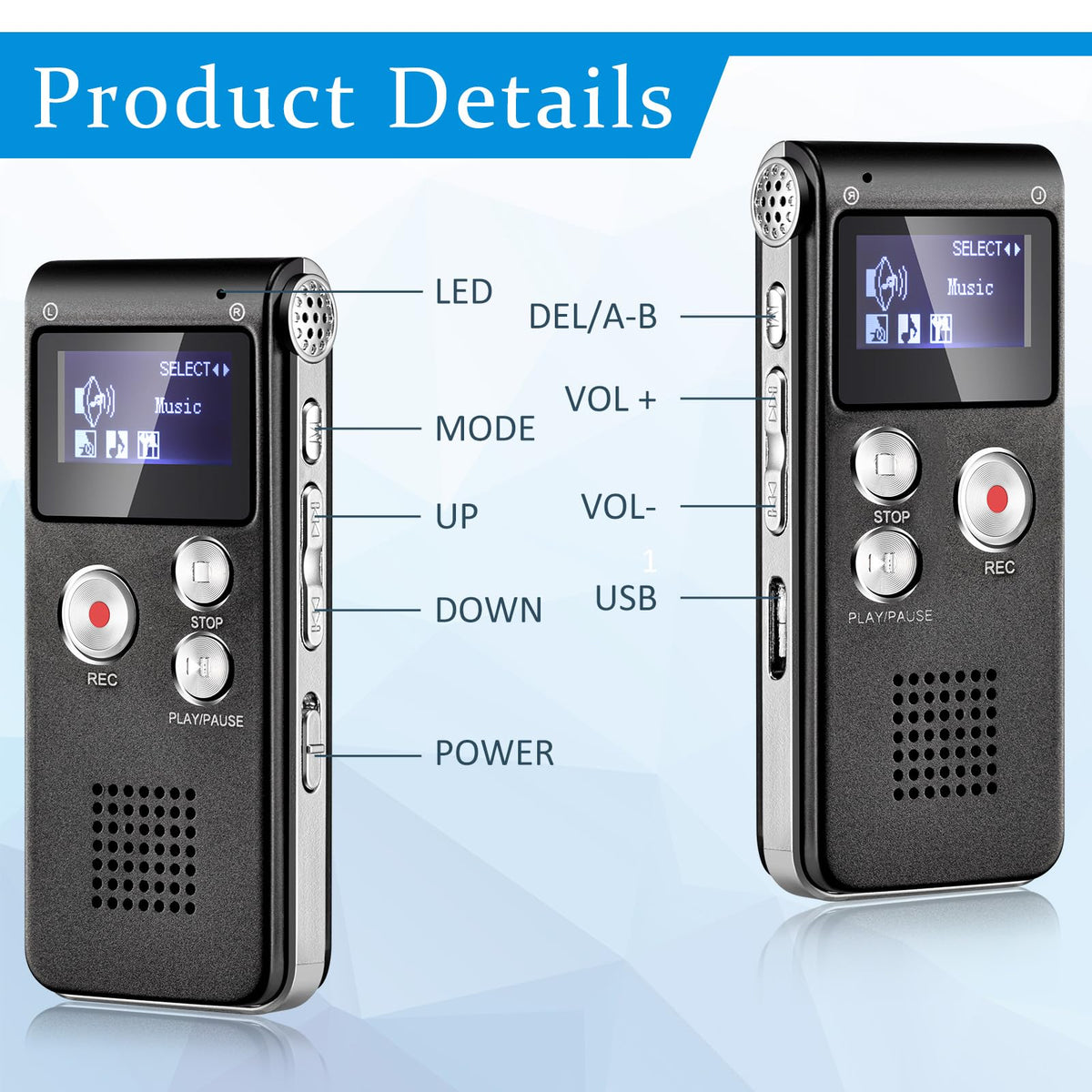 Black EVP Recorder Ghost Hunting Kit T3165