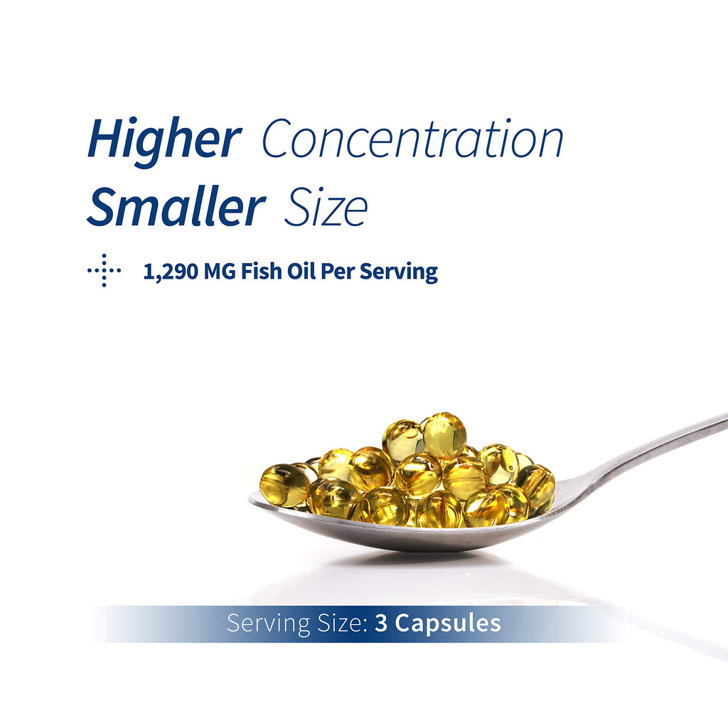 Mini Omega 3 Fish Oil 1290 mg Softgels N916