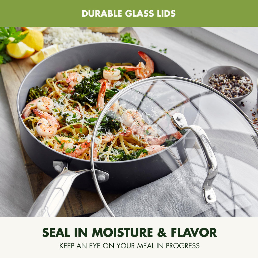 22 Piece Ceramic Nonstick Cookware Set A2427