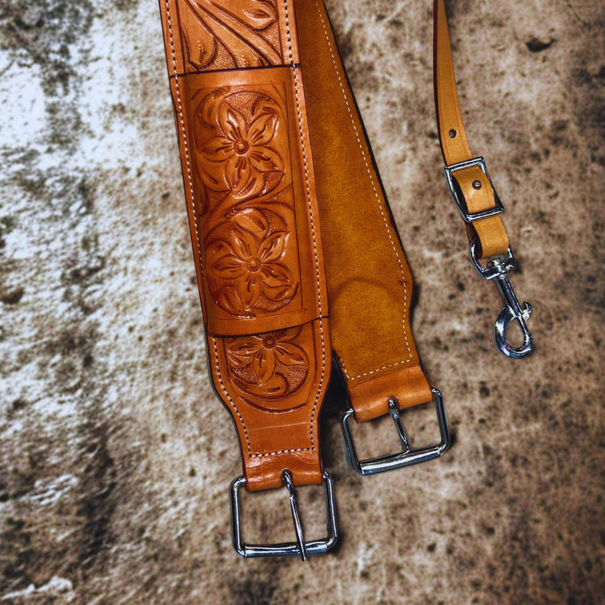 Western Leather Horse Saddle Girth Cinch Belt G890207
