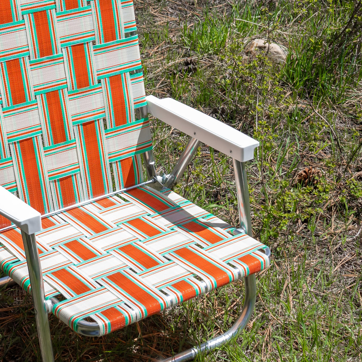 Folding Aluminum High Back Lawn Chair I516933